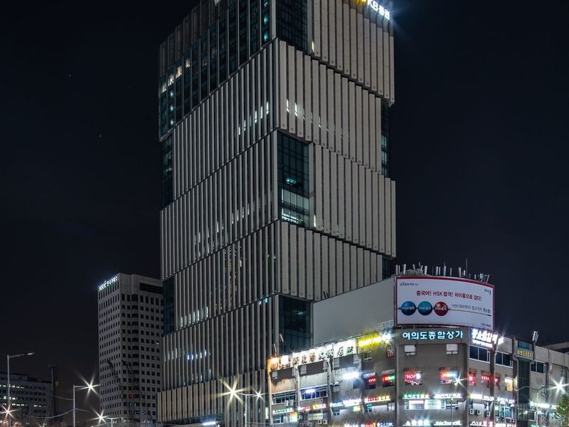 여의도 야경 준공사진