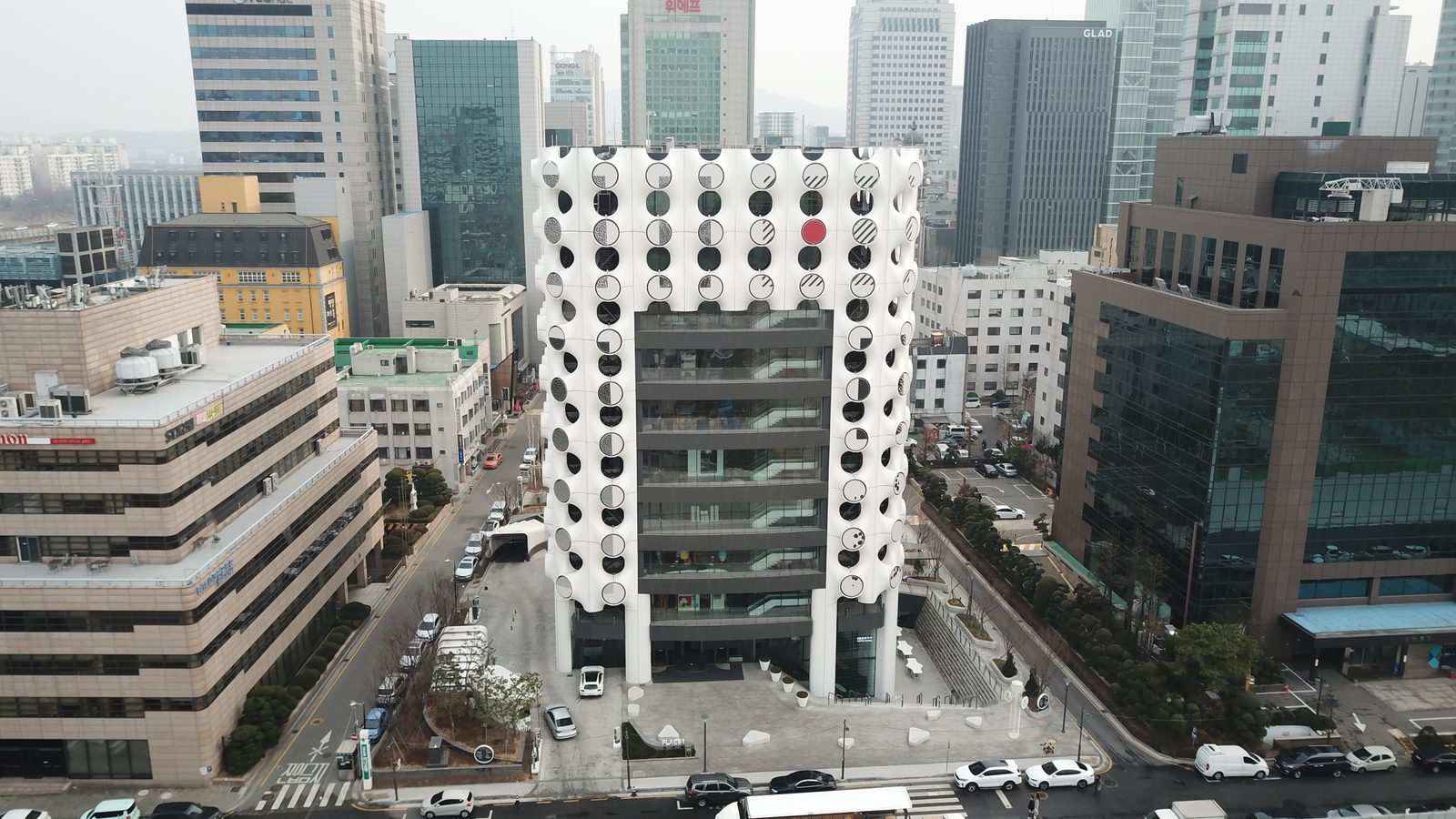 보정 전
